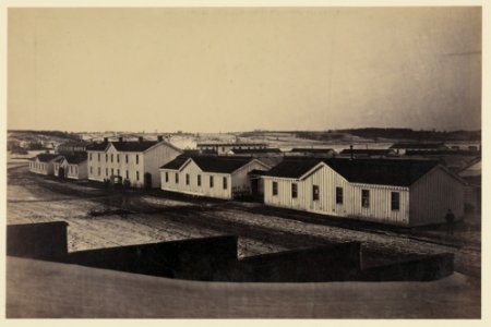 Sickel Hospital, looking toward Fairfax Seminary, January 5, 1865 LCCN2006681129