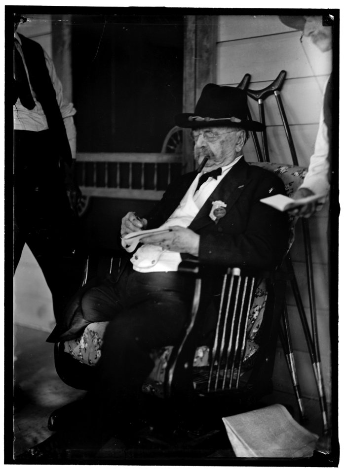 SICKLES, DANIEL EDGAR. MAJOR GENERAL, U.S.A. G.A.R. VETERAN. GETTYSBURG REUNION LCCN2016864714