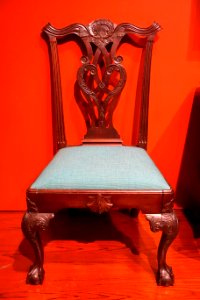Side chair, Philadelphia, c. 1770, mahogany - Princeton University Art Museum - DSC06920