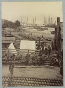 Siege train at Yorktown Landing, Va LCCN2012649511