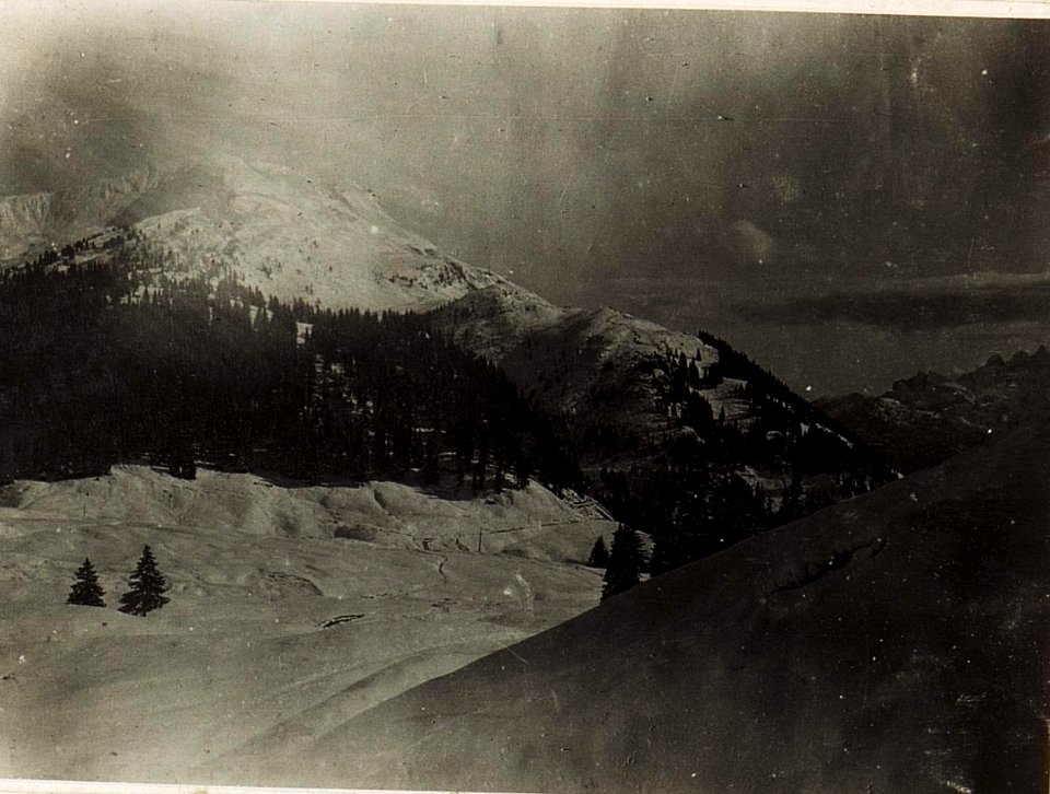 Sief und Col di Lana von Casara Crepez aus gesehen, November 1915. (BildID 15582709)