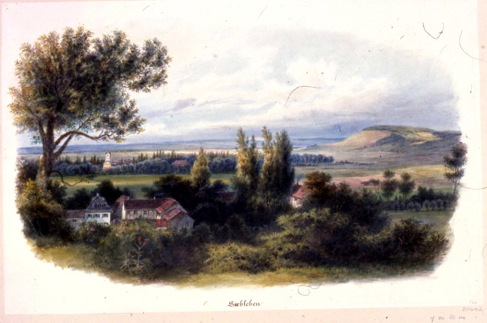 Siebleben bei Gotha, ca 1850 (Royal Collection Trust)