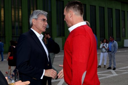 Siemens CEO Joe Kaeser, and Richard Grenell, 4th of July 2019 in Berlin