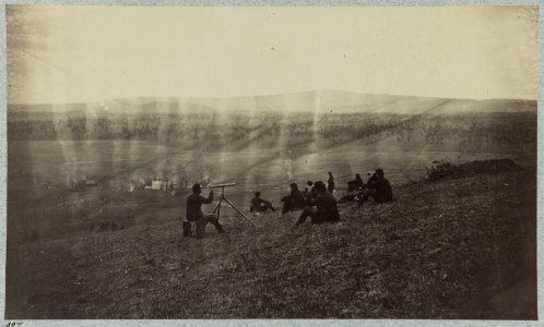 Signal corps on Rapidan River LCCN2012649235