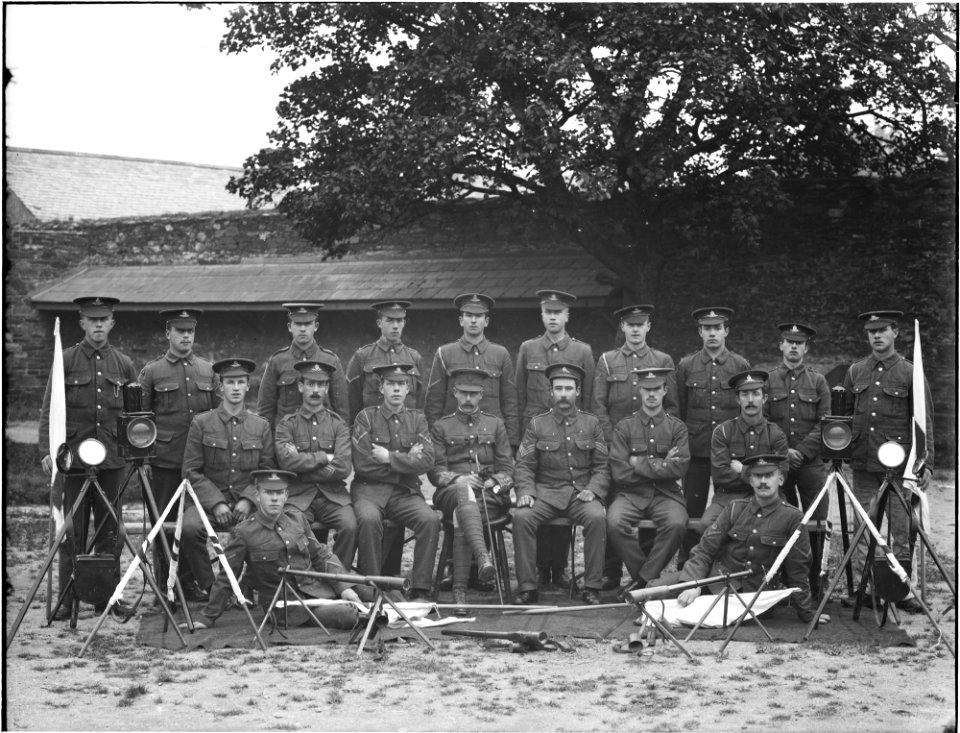 Signal men of the Royal Irish Artillery