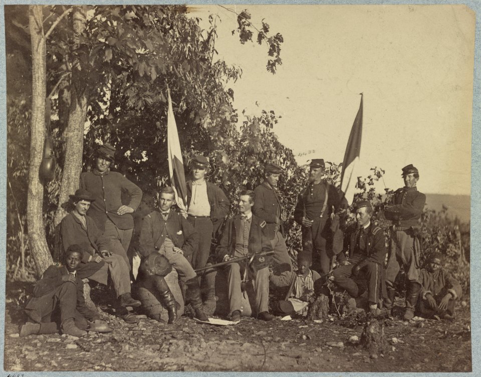 Signal Corps Detachment, Elk Mountain, Md., October 1862 LCCN2013648644