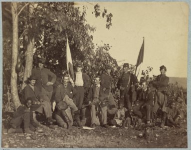 Signal Corps Detachment, Elk Mountain, Md., October 1862 LCCN2013648644