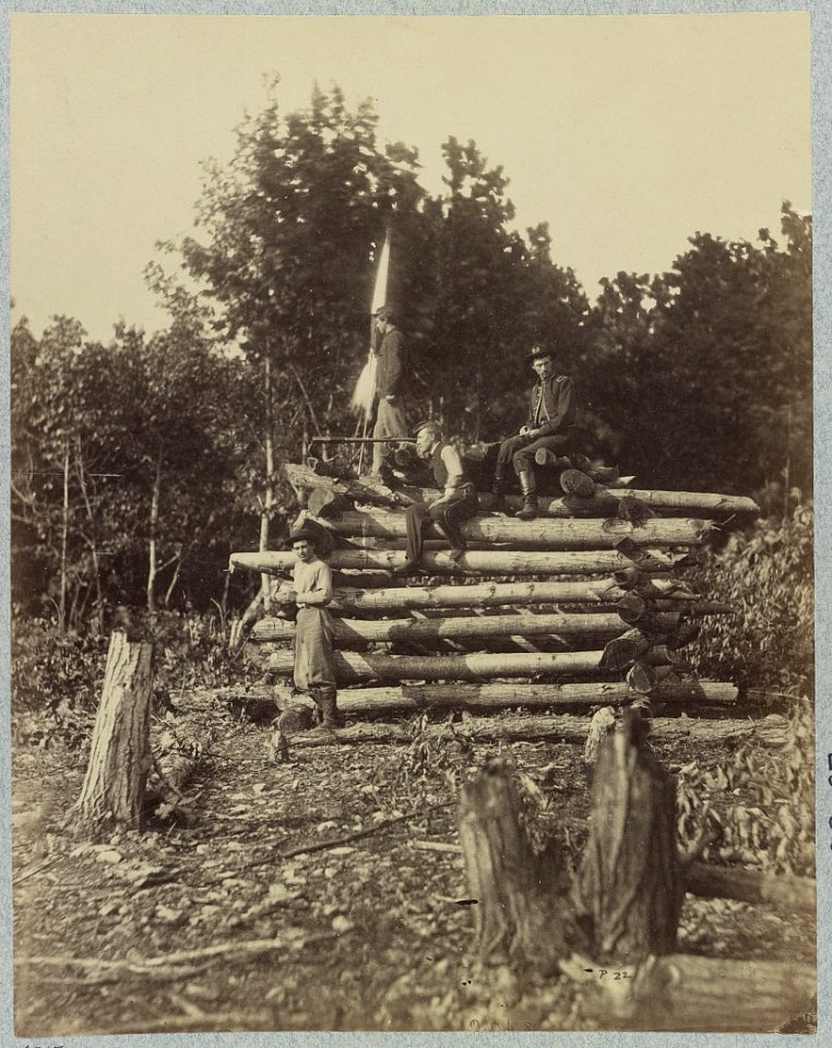 Signal station on Elk Mountain, Md., overlooking battlefield of Antietam, October 1862 LCCN2012649228