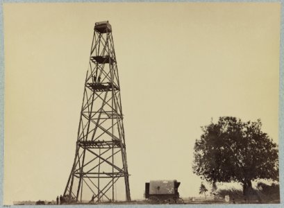 Signal tower near Point of Rocks, Appomattox River, Va LCCN2012649230