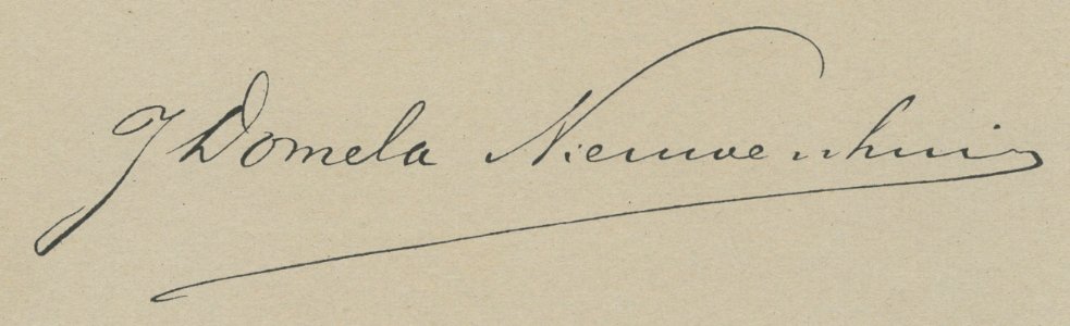 Signature van Jacobus Domela Nieuwenhuis (1895) 1785 21205