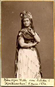 Signe Hebbe, rollporträtt - SMV - H4 023