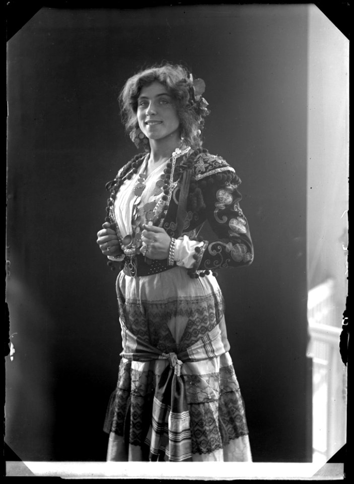 Signe Kolthoff in Donna Juanita at Vasateatern 1903 - SMV - GK050