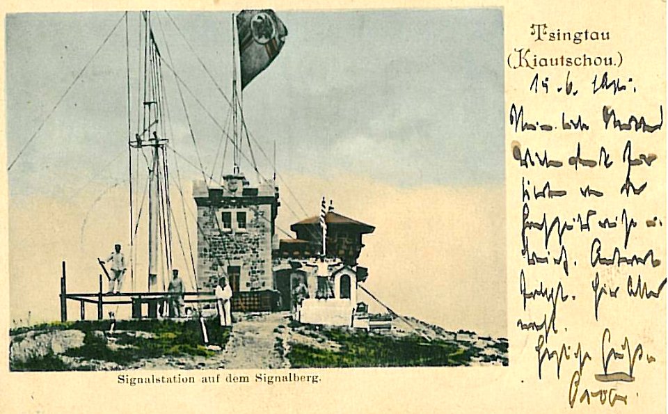 Signalstation auf dem Signalberg 1901