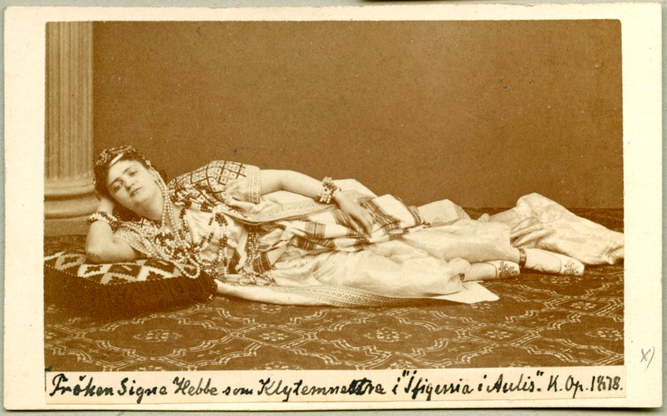 Signe Hebbe, rollporträtt - SMV - H4 025