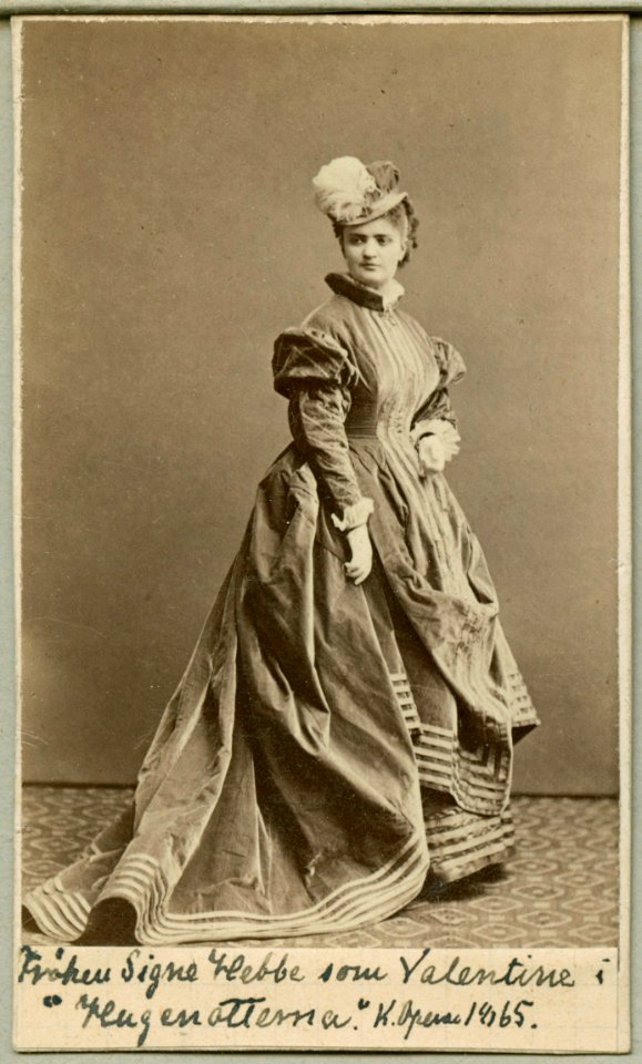Signe Hebbe, rollporträtt - SMV - H4 013