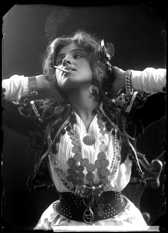 Signe Kolthoff in Donna Juanita at Vasateatern 1903 - SMV - NK029