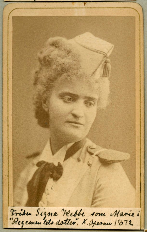 Signe Hebbe, rollporträtt - SMV - H4 018