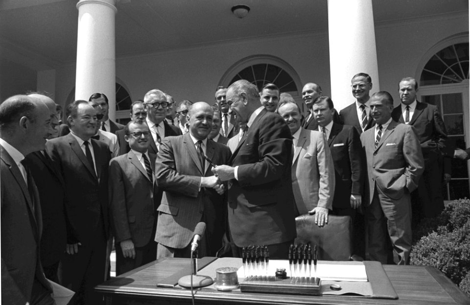 Signing of the Housing and Urban Development Act