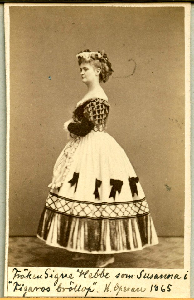 Signe Hebbe, rollporträtt - SMV - H4 016