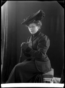 Sigrid Deurell, porträtt - SMV - GD013