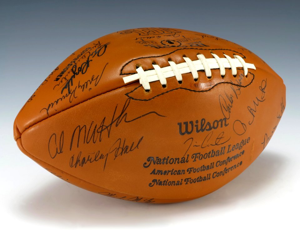 Signed Green Bay Packers Football (1987.246.2)