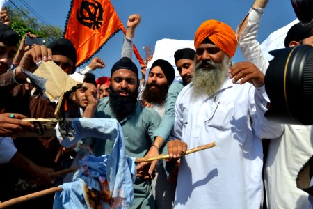 Sikhs protest Pakistan