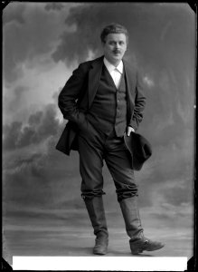 Sigurd Wallén in Janssons frestelse at Folkteatern 1914 - SMV - NV038
