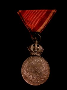 Signum Laudis - the Military Merit Medal Austria-Hungary (reverse)