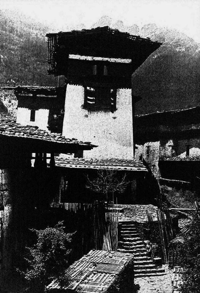 Sikhim and Bhutan - Interior of Dug-gye-jong