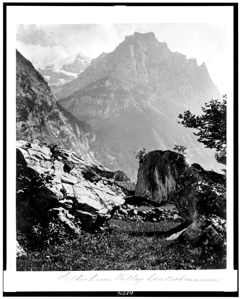 Silberhorn. Valley Lauterbrunnen LCCN94514016