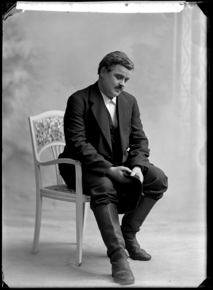 Sigurd Wallén in Janssons frestelse at Folkteatern 1914 - SMV - NV039