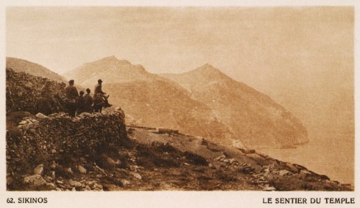 Sikinos – Le sentier du temple - Baud-bovy Daniel Boissonnas Frédéric - 1919