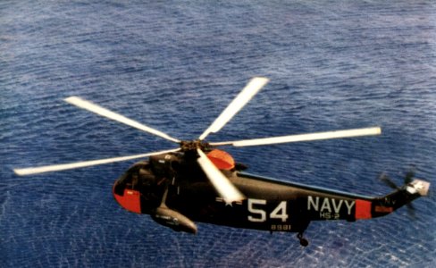 Sikorsky SH-3A Sea King of HS-2 in flight c1963
