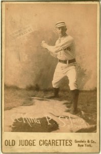 Silver King, St. Louis Browns, baseball card portrait LCCN2007683770
