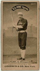 Silver Flint, Chicago White Stockings, baseball card portrait LCCN2007686457