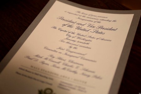 Silver Gate ticket to Donald Trump's inauguration 8735DBB0