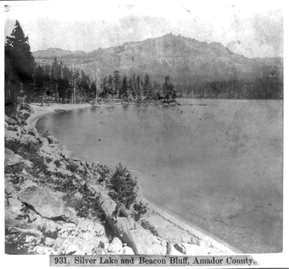Silver Lake and Beacon Bluff, Amador County LCCN2002723064