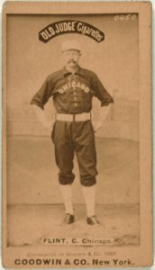 Silver Flint, Chicago White Stockings, baseball card portrait LCCN2007686459
