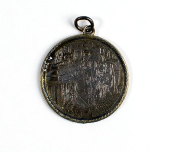 Silver Medallion depicting the Annunciation (reverse)