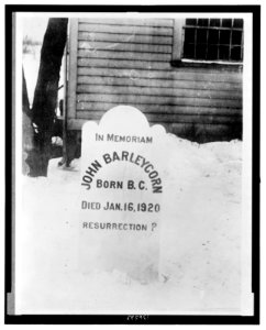 Silver City men erect Barleycorn monument LCCN91796663