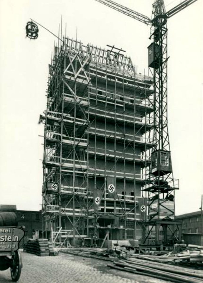 Silo Bodenstein bei Magdeburg, Deutschland, 1938