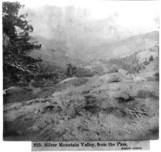 Silver Mountain Valley, from the Pass, Alpine County LCCN2002723005