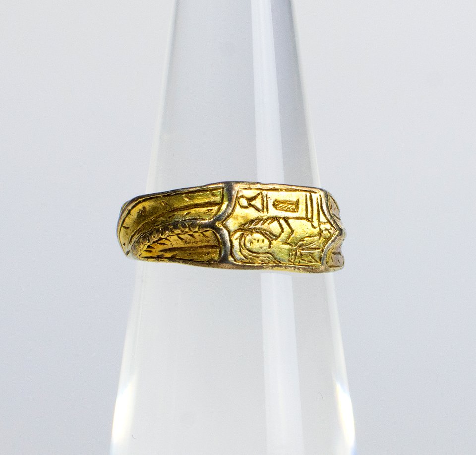 Silver ring (St. Barbara in tower)