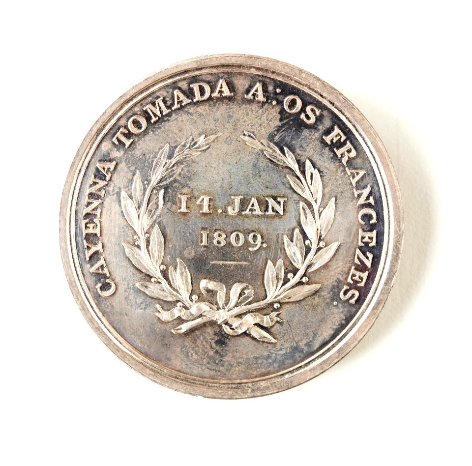 Silvermedalj, 1809. Frånsida - Skoklosters slott - 109209