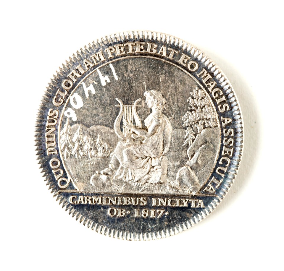 Silvermedalj, 1818 - Skoklosters slott - 109536
