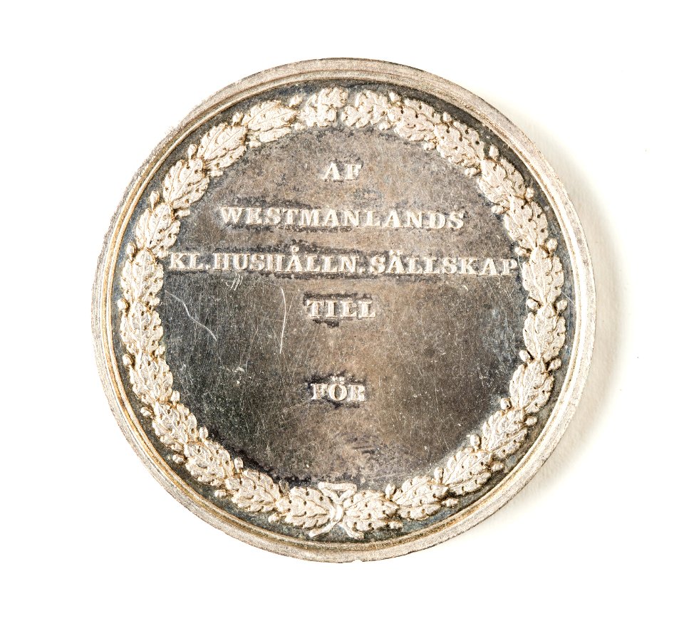 Silvermedalj, 1827 - Skoklosters slott - 109351