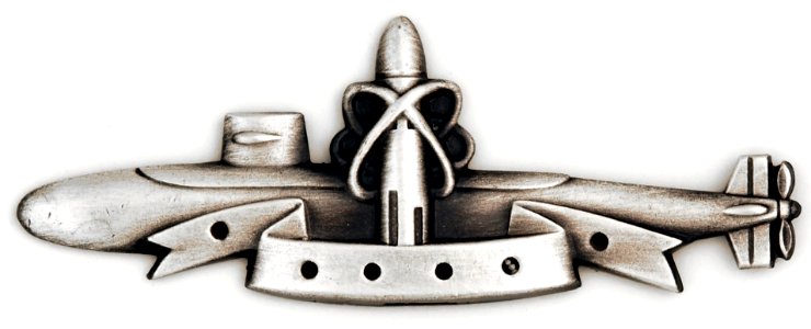 Silver Navy Submarine Patrol Insignia