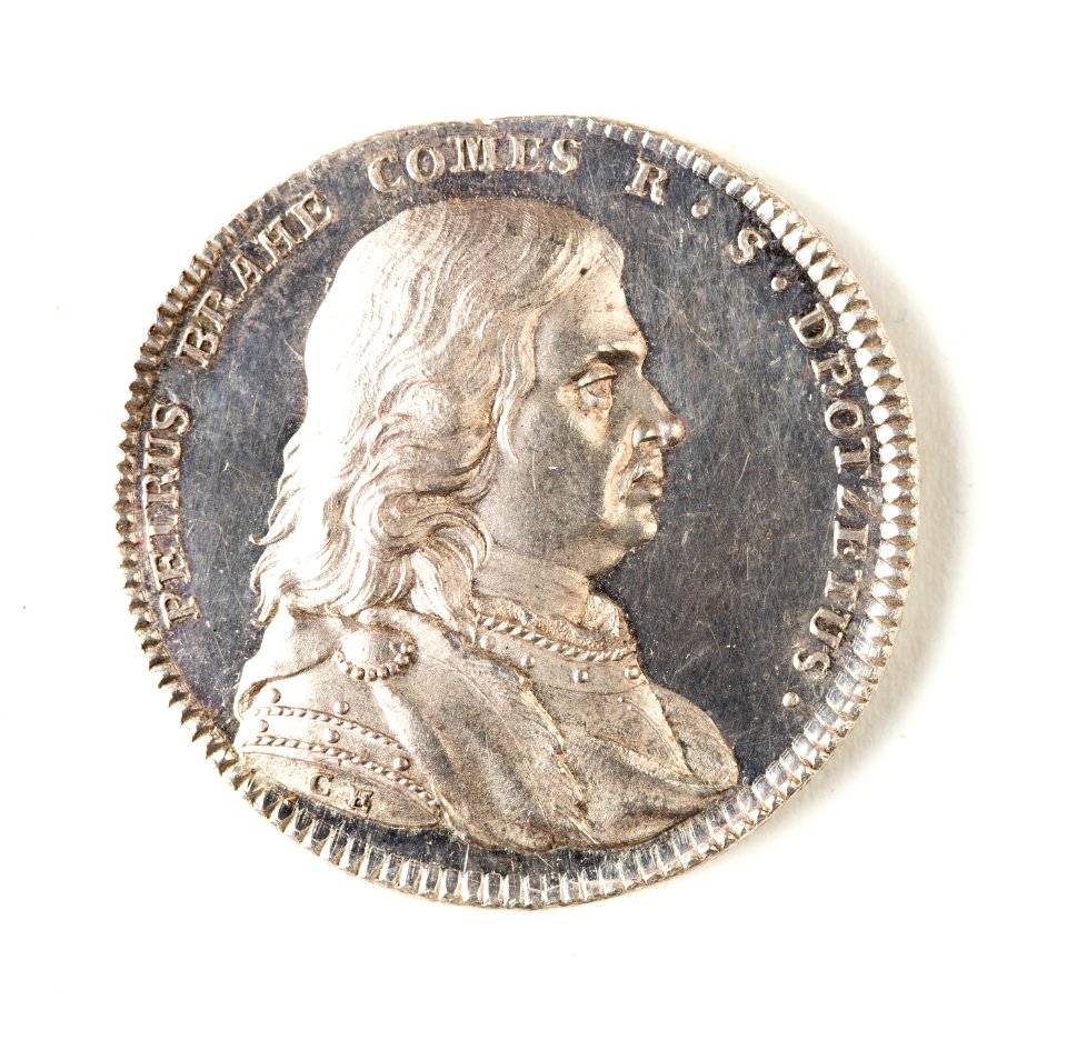 Silvermedalj, Per Brahe d.y., 1807 - Skoklosters slott - 109539