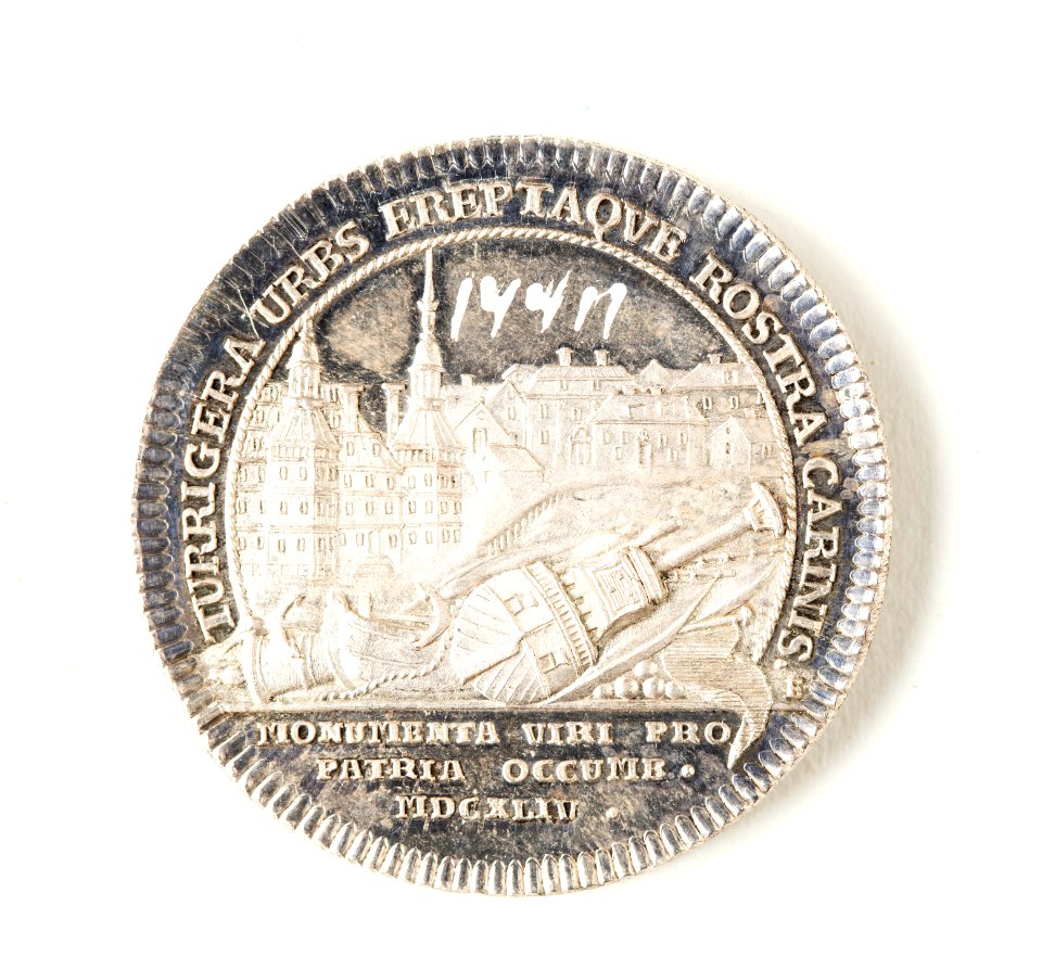 Silvermedalj, 1801 - Skoklosters slott - 109542