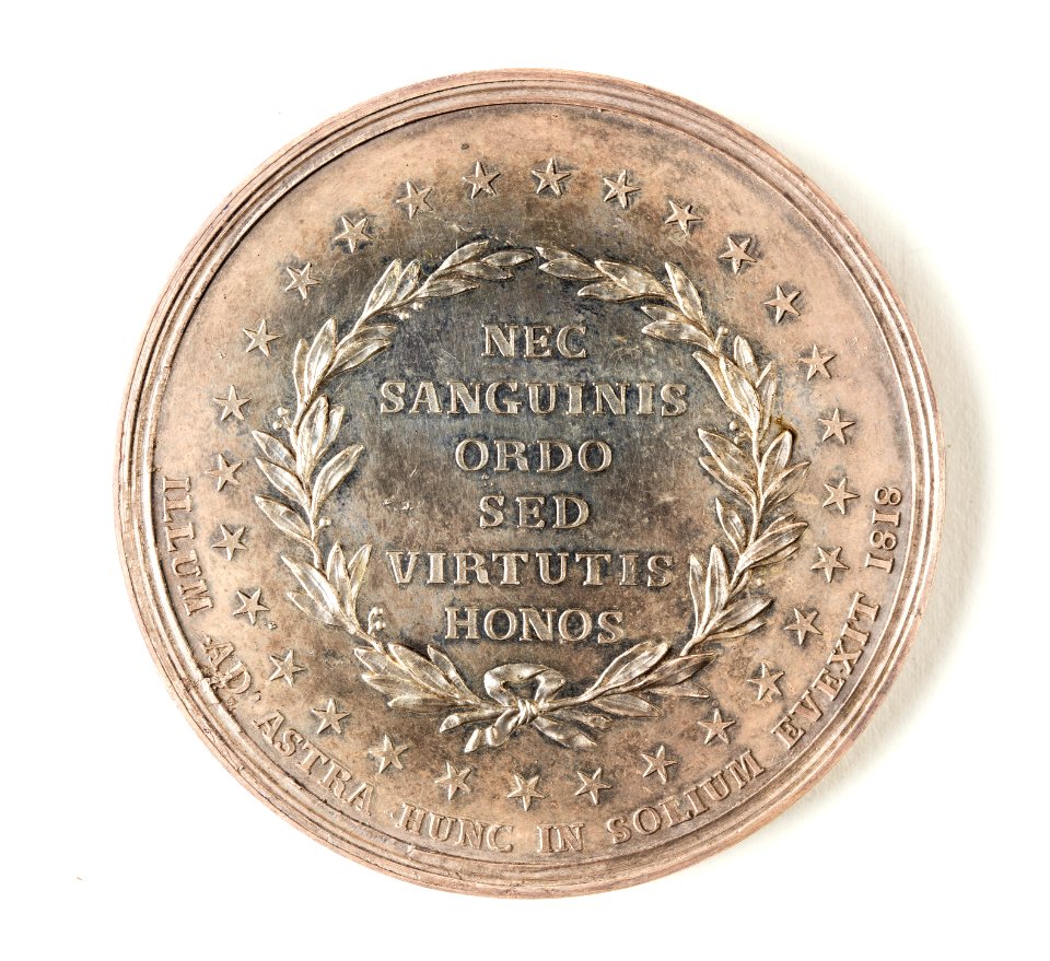 Silvermedalj, 1818 - Skoklosters slott - 109345